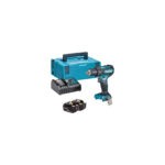 Makita DHP485RFJ – bürstenloser 18-V-Schlagbohrschrauber mit 2 3-Ah-Akkus