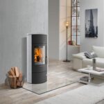 Oranier Polar W+ 2.0 Kaminofen Stahl Schwarz / Speckstein – Bild 5