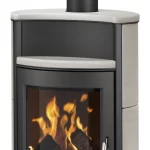 Oranier | Kaminofen | Pori 7 | 6,5 kW | Stahl Schwarz, Freddo