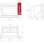 KRATKI KDZ 6 kW Kamin-Kassette – Bild 4
