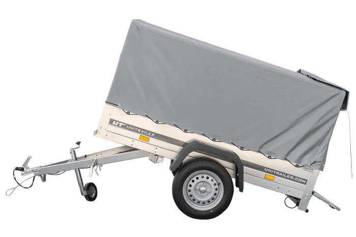 79.webp KIPP Gartenanhänger 200, 200 x 106 cm Autotransportanhänger mit hoher Plane, Bügel und Stützrad, zulässiges Gesamtgewicht 500 kg – Bild 1