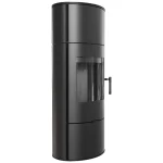 Kratki Kaminofen | Rollo Hoch | Ø 150 | 7 kW | Innenverkleidung schwarz