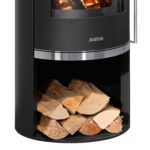 Justus Faro 2.0 Kaminofen Stahl Schwarz mit Speckstein-Abdeckplatte – Bild 4