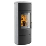 Oranier Polar W+ 2.0 Kaminofen Stahl Schwarz / Speckstein – Bild 2