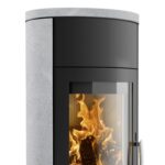 Oranier Polar W+ 2.0 Kaminofen Stahl Schwarz / Speckstein – Bild 3
