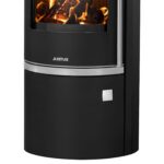 Justus Faro W+ 2.0 Kaminofen Stahl Schwarz mit Glas-Abdeckplatte – Bild 4