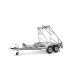 Kabeltrommeltransporter KT O2 27-30-25.2 - 2700 kg gebremst, inkl. Seilwinde und Abstellstützen Inkl. Lieferung! – Bild 4