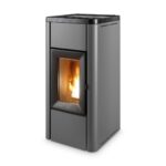 Pelletofen MCZ Ghea Air 6 R 5S 6,2 kW – Ausführung: 313 Silver metal