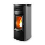 Pelletofen MCZ Musa Comfort Air 12 UP! 11,9 kW – Ausführung: 313 Silver metal