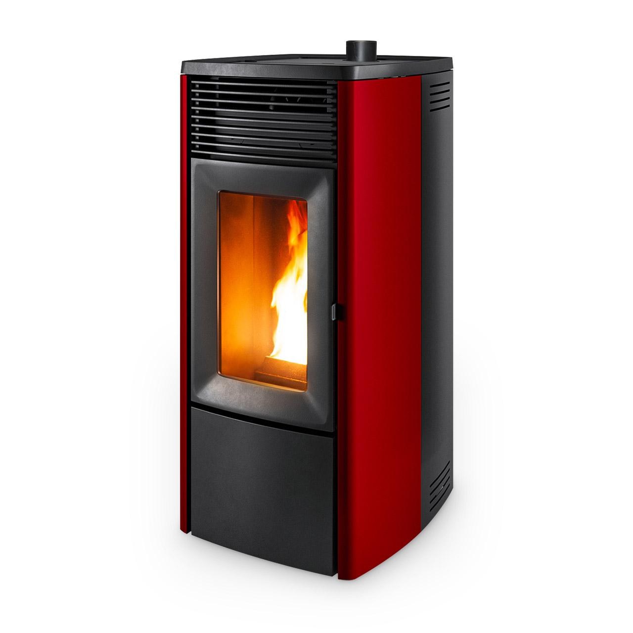 prod_7033636_ofen_de.jpg Pelletofen MCZ Ego Comfort Air 10 UP! 10 kW – Ausführung: Bordeaux metal_304 – Bild 1
