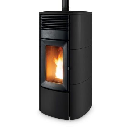 Pelletofen MCZ Club Air 10 UP! 10 kW – Ausführung: 126 Matt Black ceramic
