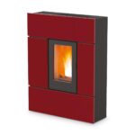 Pelletofen MCZ Ray Comfort Air 8 R 7,8 kW – Ausführung: Stahl Bordeaux metal_304