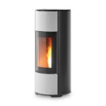 Pelletofen MCZ Halo Air 8 R mit 8,1 kW – Ausführung: 315 Aluminium metal