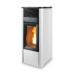 Pelletofen MCZ Teia Comfort Air 10 R 10 kW – Ausführung: White metal_302