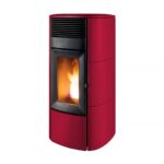 Pelletofen MCZ Club Comfort Air Matic 12 Core R – Ausführung: Keramik bordeaux