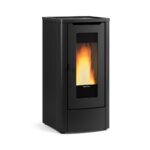 Extraflame Pelletofen Dahiana Plus VFS 10 kW, kanalisierbar – Ausführung: Schwarz