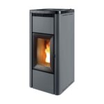 Pelletofen MCZ Mida Air 6 R 5S Wi-Fi 6,2 kW – Ausführung: 313 Silver metal