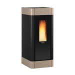 Pelletofen Extraflame Evolution Line Sinfony mit 11 kW – Verkleidung: taupe glänzed