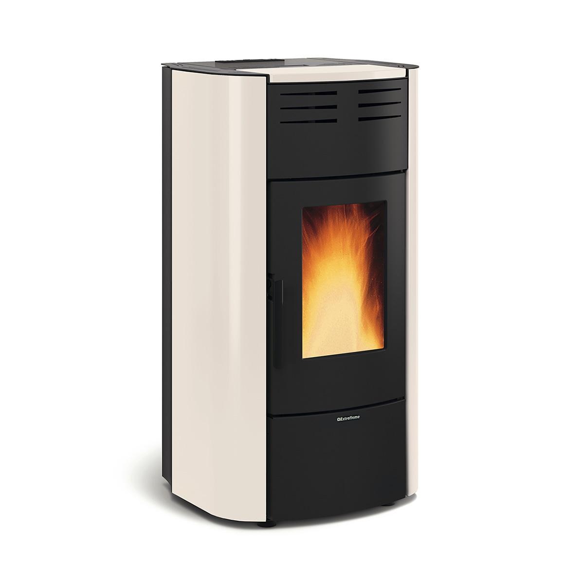 prod_7061798_ofen_de.jpg Pelletofen wasserführend Extraflame Raffaella Idro H18 5.0.16 mit 23,6 kW – Verkleidung: elfenbein – Bild 1