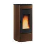 Pelletofen wasserführend Extraflame Marina Idro H13 mit 17,5 kW – Verkleidung: bronze