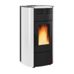 Pelletofen wasserführend Extraflame Raffaella Idro H15 5.0.16 mit 19 kW – Verkleidung: weiß