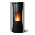 Pelletofen Palazzetti Ecofire Vivi TC 6, 6 kW – Ausführung: Stahl Taubengrau